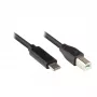 Good Connections USB2.0 kábel C-B čierny 3m