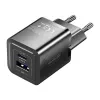 Vention FEQB0-EU interiérová AC rýchlonabíjačka 30W, 1x USB-C, čierna — pre smartfón, tablet, smart hodinky, slúchadlá