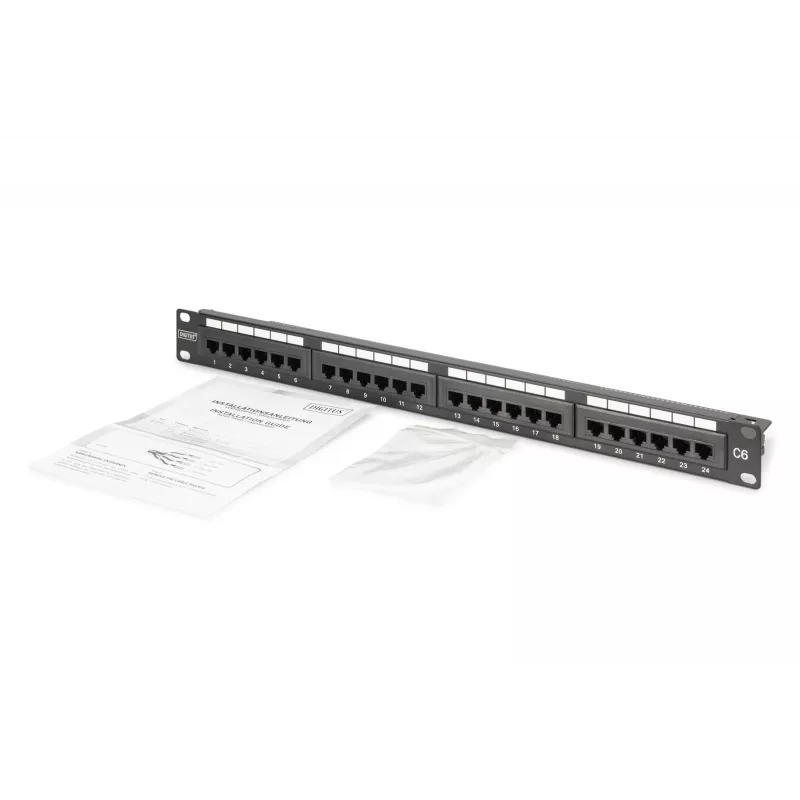 Digitus CAT 6 patch panel netienený DN-91624U-CR