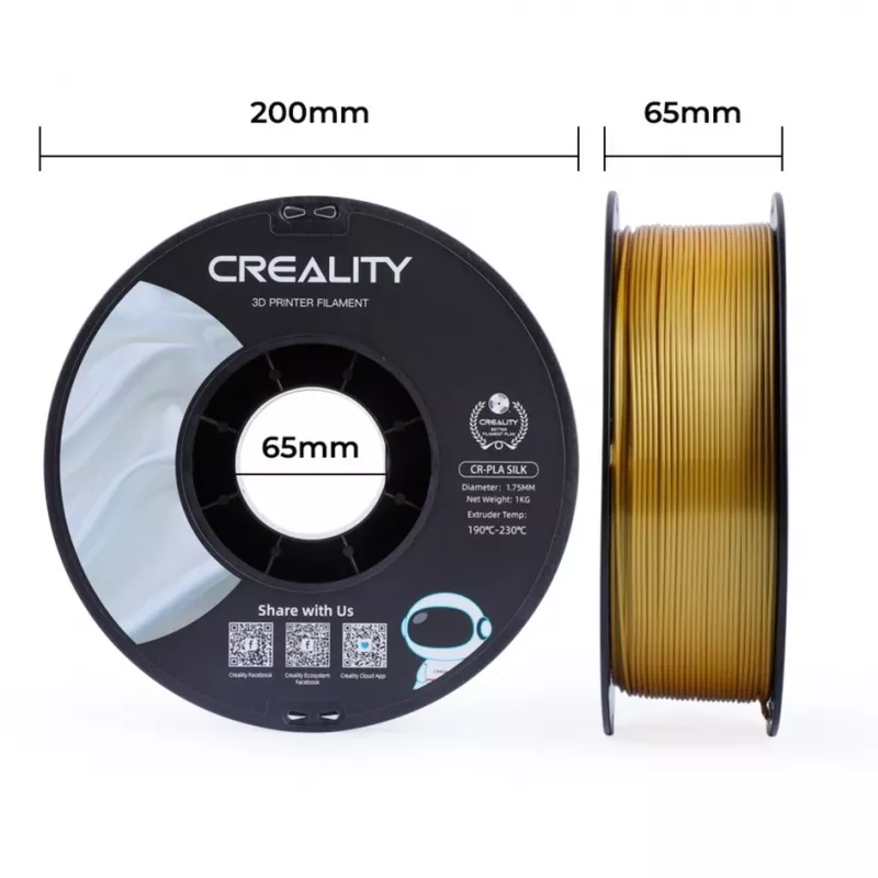 3D tlačový materiál Creality 3D 3301120001 zlatá 1 kg 1,75 mm