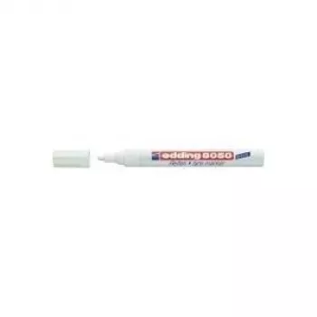 Permanentný marker Edding 8050 guľatý hrot biela 1 kus