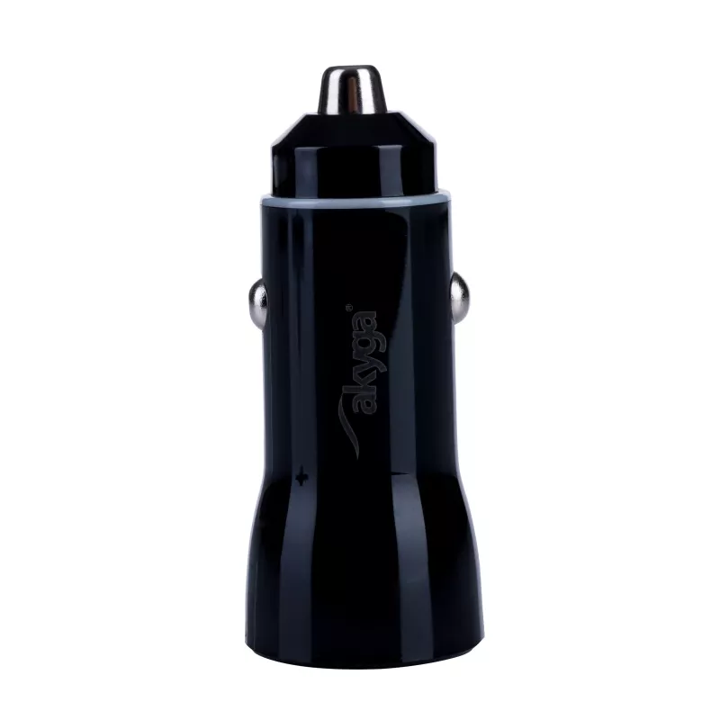 Auto nabíjačka 12/24V Akyga AK-CH-16 36W USB-A + USB-C PD Quick Charge 3.0 5-12V / 1,5-3A čierna