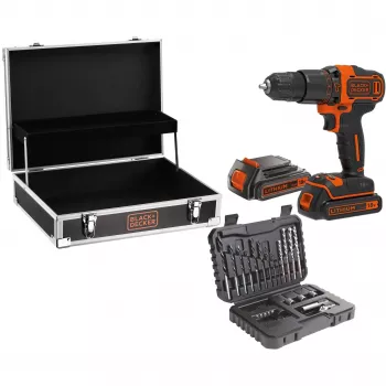 Vŕtačka Black & Decker BDCHD18B2FC-QW 18V Lithium-Ionen 2 batérie