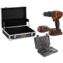 Vŕtačka Black & Decker BDCHD18B2FC-QW 18V Lithium-Ionen 2 batérie