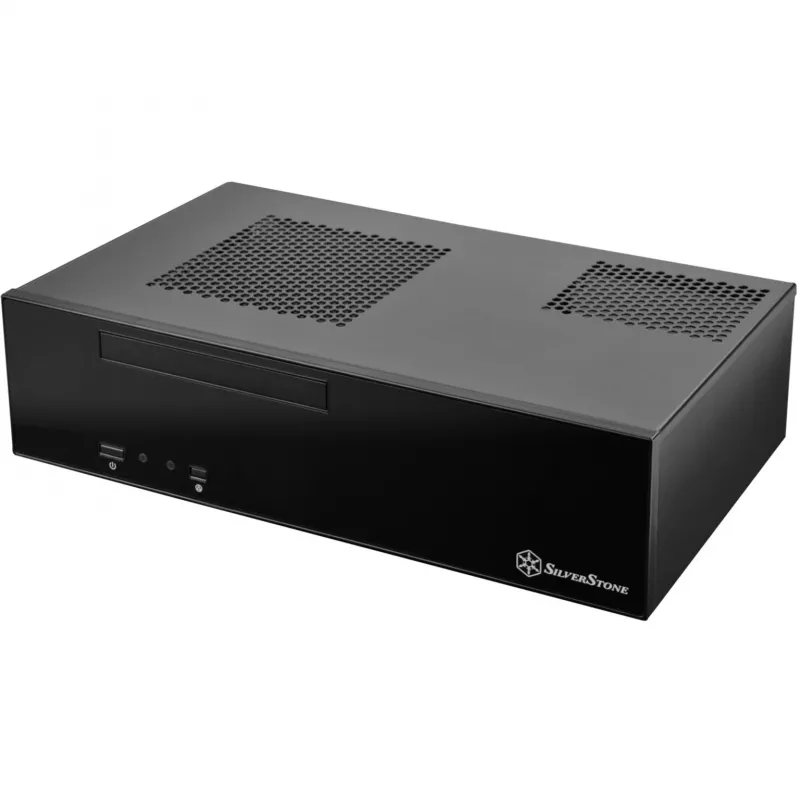 SilverStone MILO ML09 - Desktop - Mini-ITX - bez napájacieho zdroja (SFX12V) - čierna - USB/audio (SST-ML09B)