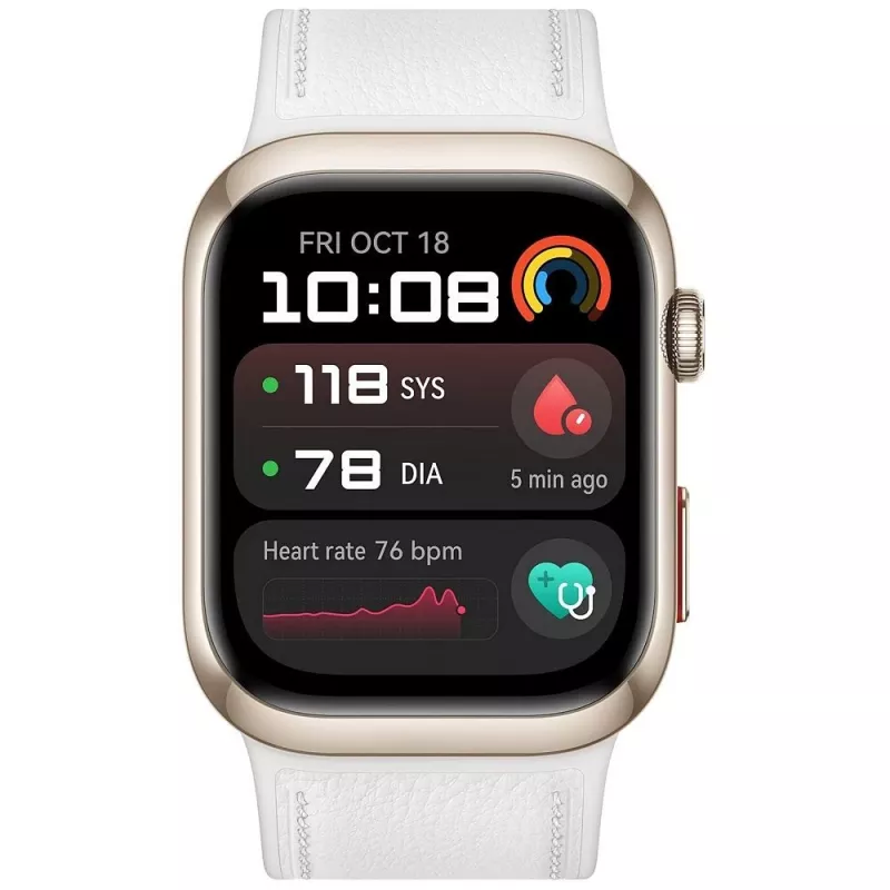 Smartwatch Huawei Watch D2 4.62 cm AMOLED 480 x 408 dotyková obrazovka zlatý