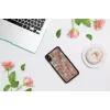 Ochranné puzdro iKins pre iPhone XS Max — kosoštvorcový vzor, čierna