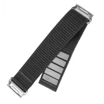 Nylónový športový náramok FIXED QuickFit 22 mm pre Garmin, tmavosivý, zápästie 160–210 mm