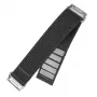 Nylónový športový náramok FIXED QuickFit 22 mm pre Garmin, tmavosivý, zápästie 160–210 mm