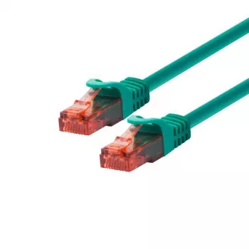 Sieťový kábel LOGON TCU66U015G Cat6 U/UTP (UTP) zelený 1,5 m RJ-45–RJ-45