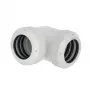 Barrow Multi-Link adaptér 90° 14mm pre AD Hardtube biely TWT90KNS-K14
