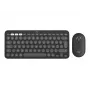 Logitech Pebble 2 Combo for Mac bezdrôtová klávesnica a myš QWERTZ nemecká grafitová