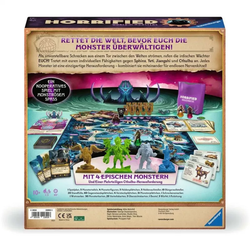 Horrified World of Monsters, spoločenská hra