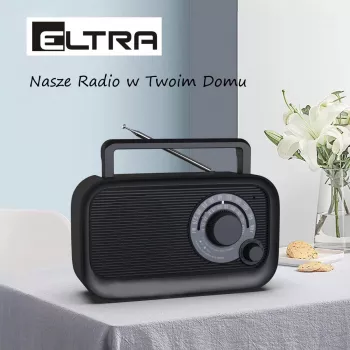 Eltra HANIA čierne prenosné rádio (model )