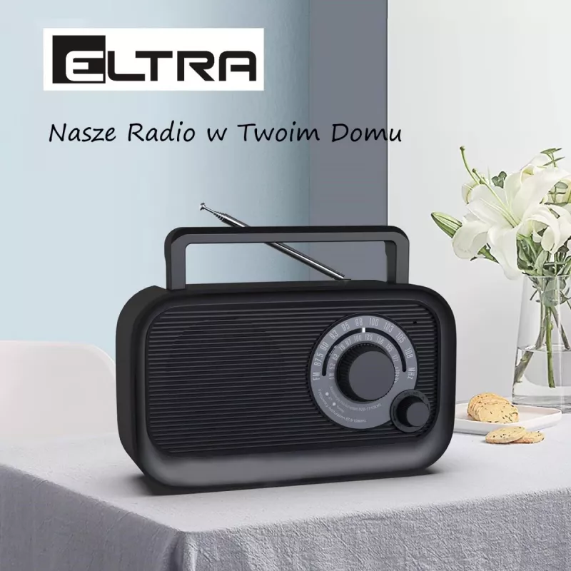 Eltra HANIA čierne prenosné rádio (model )