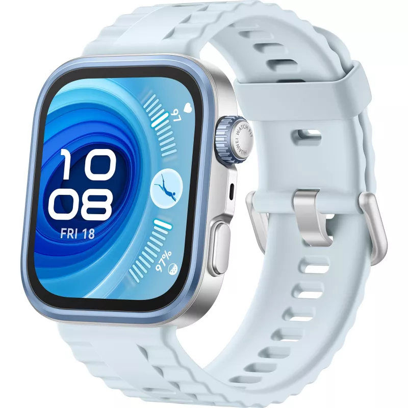 Huawei Seiya-B29F Watch Fit 4 Pro hliníkové smart hodinky 46mm modrý fluorelastomer