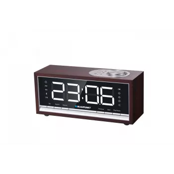 Prenosný rádiobudík BLAUPUNKT CR60BT — FM PLL, Bluetooth, LED displej, 60 pamäťových miest, batéria/DC, CR2032 záloha