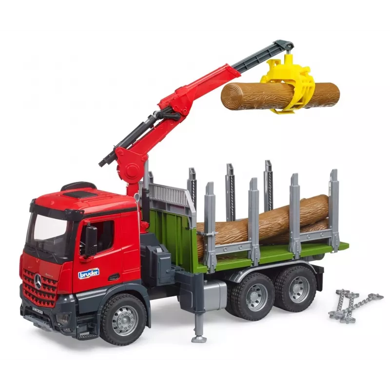 Žeriavové auto BRUDER 03669 zelená červená odporúčaný vek 4 roky