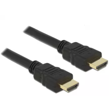 DeLOCK - video/audio/network kábel - HDMI - 28 AWG - HDMI, 19-pinový (M) - HDMI, 19-pinový (M) - 50 cm - čierny (84751)