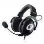 Headset QPAD QH-91 káblový, hlavový most, okolo uší, 15–25000 Hz, 2 m kábel, čierna