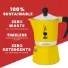 Moka kanvica Bialetti Rainbow čierna žltá