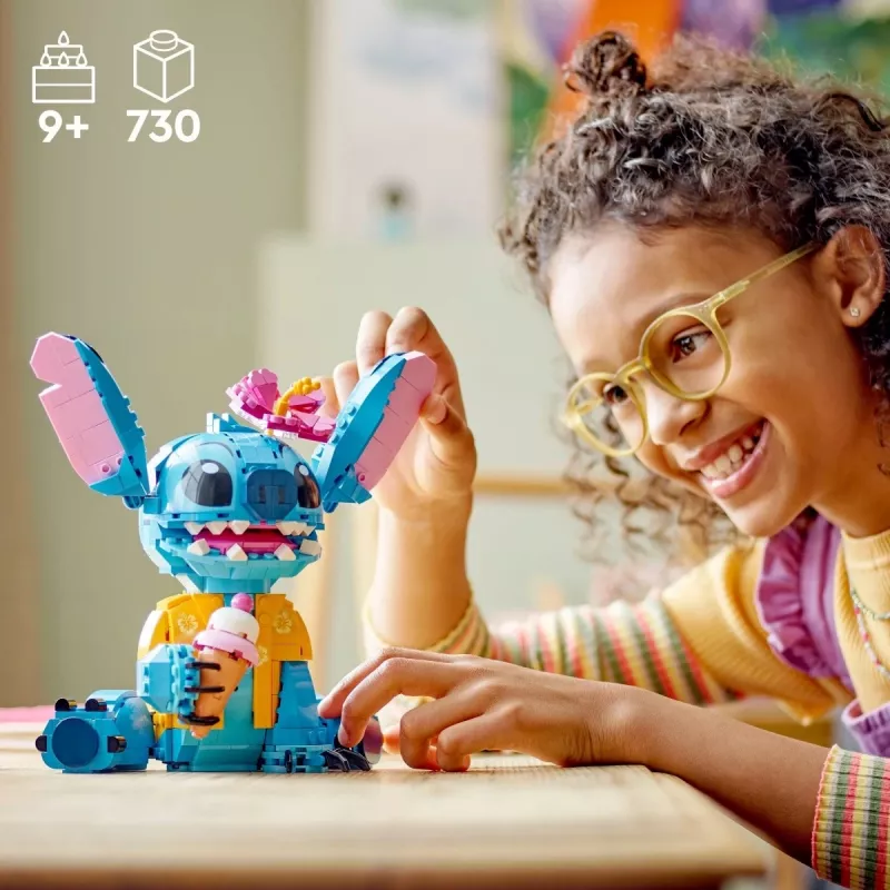 LEGO | Disney Stitch stavebná hračka pre deti so zmrzlinou 43249
