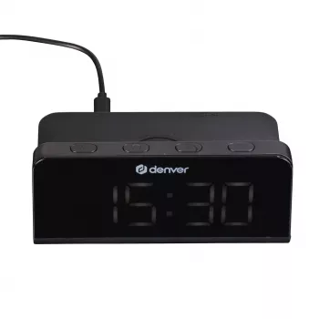 Digitálny budík Denver ECQ-103MK2 čierny LED displej batériové napájanie