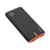 PowerBank EnerGo 10000mAh čierna-oranžová