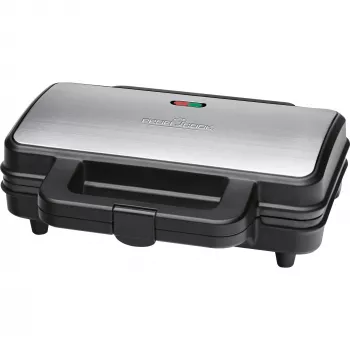 ProfiCook PC-ST 1092 - sendvičovač - 900 W - nerez/čierna