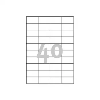 Avery Zweckform 3651 Univerzálne etikety 52,5 x 29,7 mm 100 listov biele