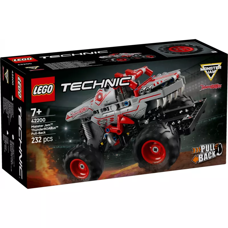 LEGO TECHNIC 42200 Monster Jam™ ThunderROARus™ s naťahovacím motorom