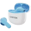 Bezdrôtové slúchadlá do uší Canyon TWS-5 CNS-TWS5BL True Wireless, modré