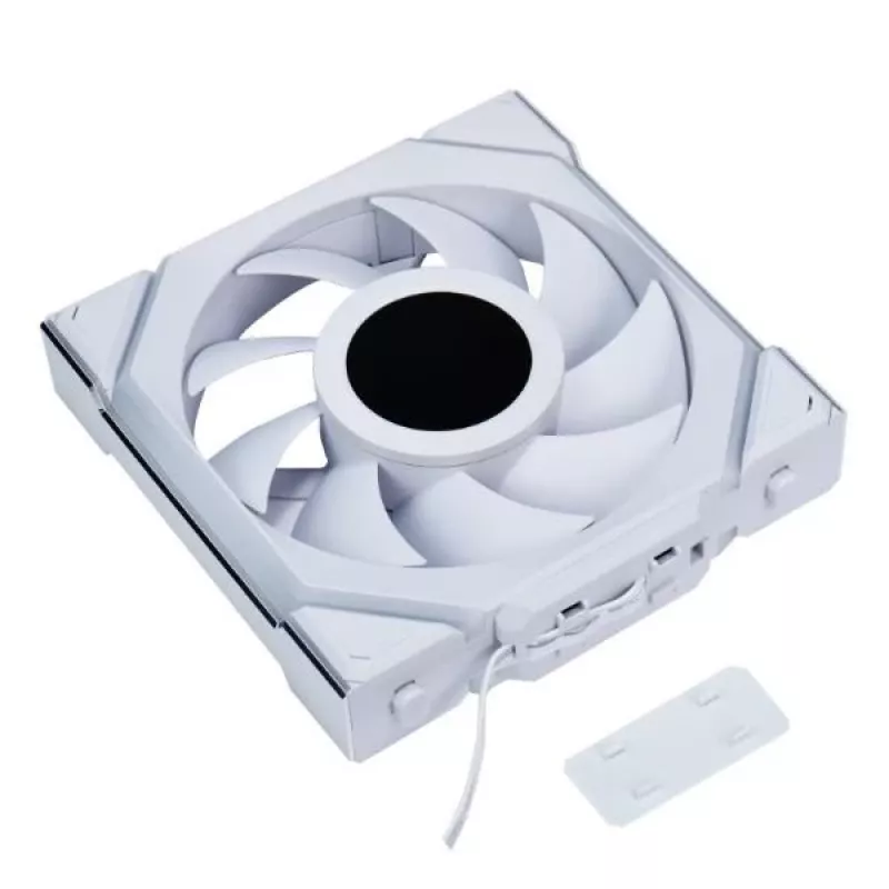 Lian Li UNI FAN SL-INF Wireless ventilátor do skrinky, ARGB, PWM, 120 mm, balenie 3 ks s ovládačom, biely
