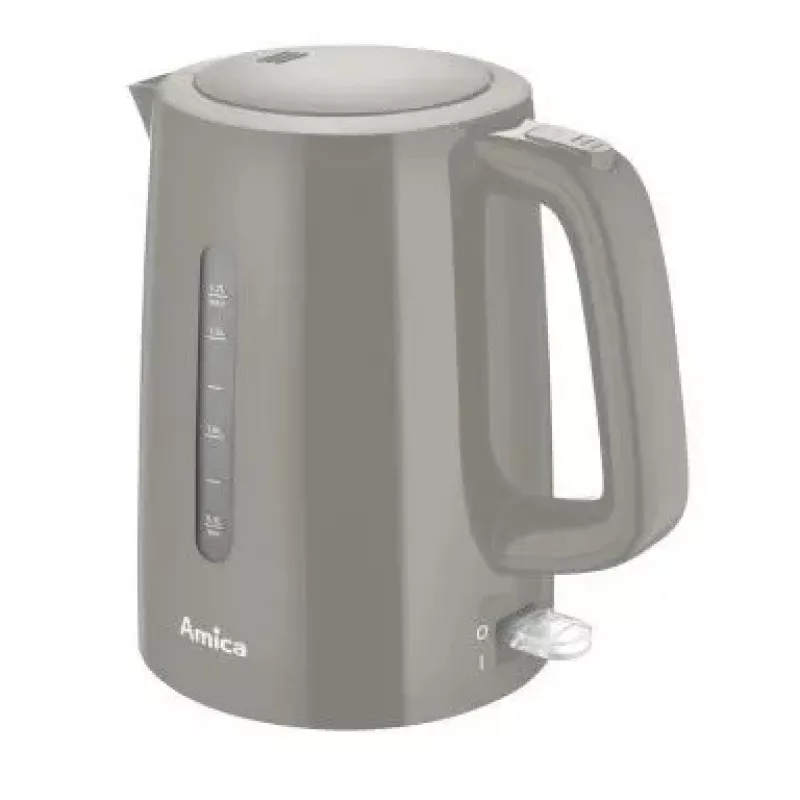 Rýchlovarná kanvica Amica 1,7 l 2200 W sivá