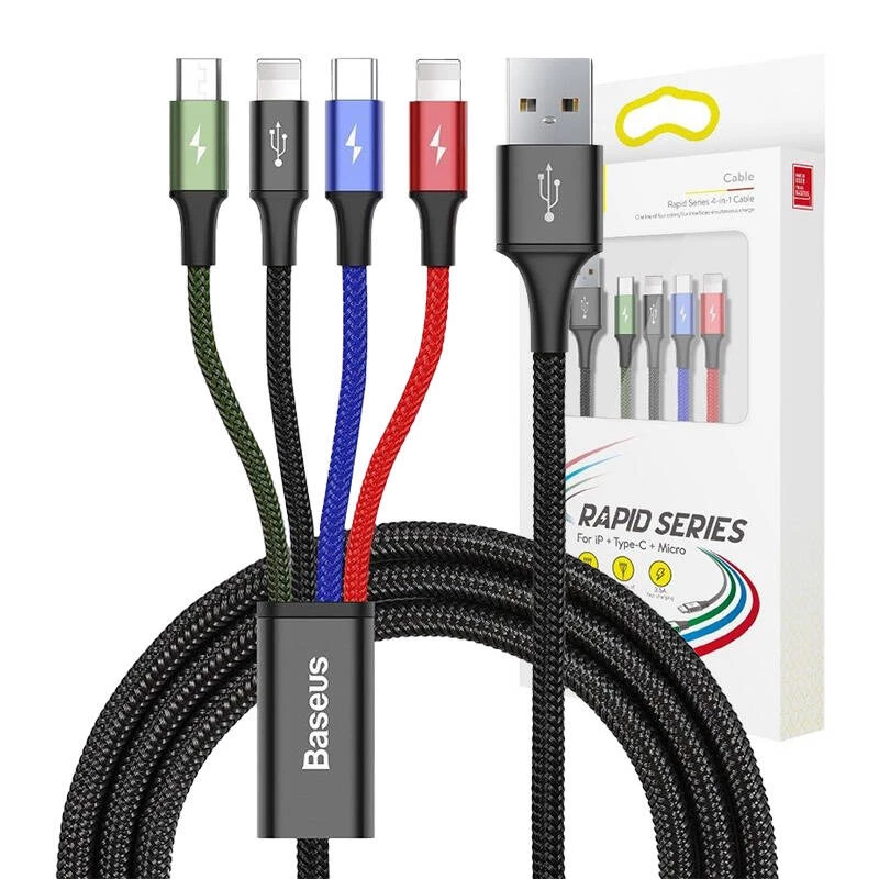 Mobilný telefónny kábel Baseus KB2L435A12BK