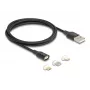 USB kábel DeLOCK 88165 1 m USB A čierny