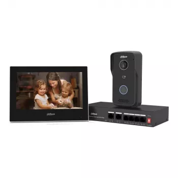 Videovrátnik DAHUA KTP03 7-palcový monitor, 2-drôtové pripojenie, PoE, 1024x600, 2-MP kamera