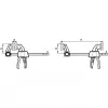 F-svorka Bessey EZXL60-9
