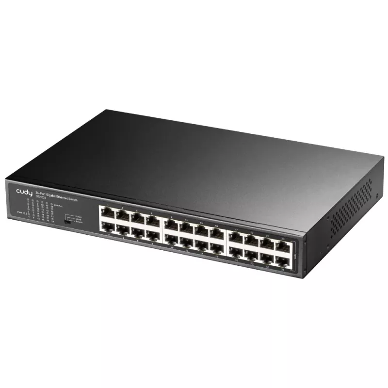 Cudy GS1024 sieťový switch Gigabit Ethernet (10/100/1000) čierny