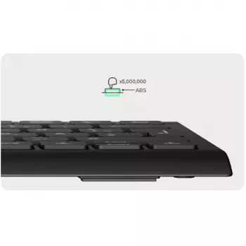 KeySonic KSK-5011ELC (DE) klávesnica Home USB QWERTZ nemecká čierna