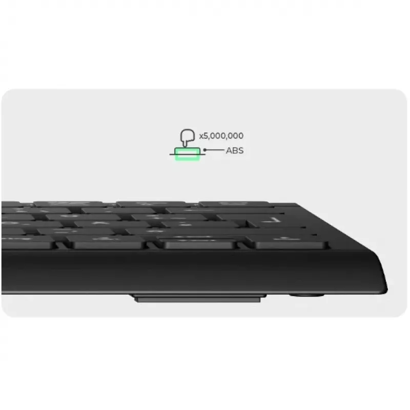 KeySonic KSK-5011ELC (DE) klávesnica Home USB QWERTZ nemecká čierna