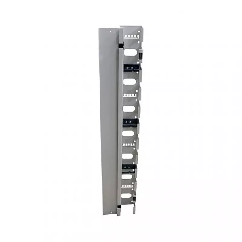 ALL-S0002116, Panel na manažment káblov, sivý, 32U, 19 palcov, 100 mm, 75 mm