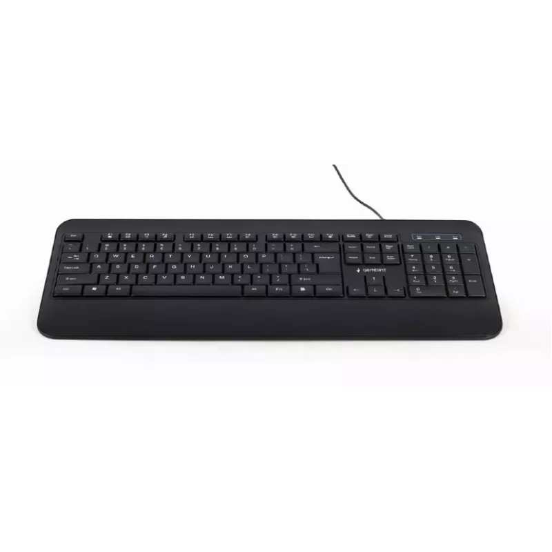 KLÁVESNICA MULTIMEDIÁLNA USB ENG/ČIERNA KB-UML-03 GEMBIRD