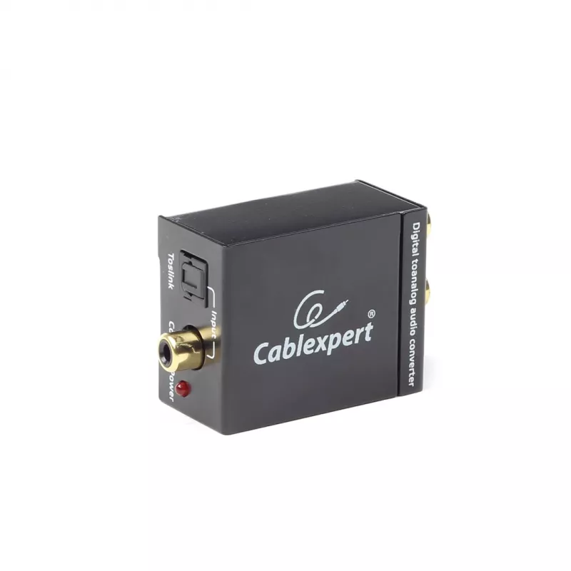 Gembird DSC-OPT-RCA-001 audio konvertor čierny