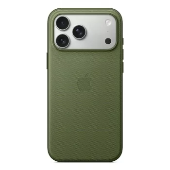 Puzdro Apple iPhone 17 Pro Max TechWoven Case s MagSafe zelené
