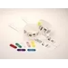 Zebra spony na použitie s náramkami QuickClip, červené