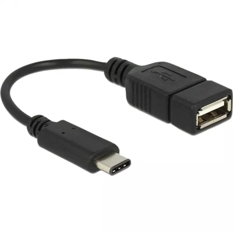 USB kábel DeLOCK 65579 USB 2.0 0,15 m USB C USB A čierny