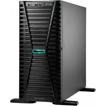 HPE ProLiant ML110 Gen11 4510 12-Core 1P 64GB-R MR408i-O 8SFF 2x480GB SSD 2x1000W RPS EU server