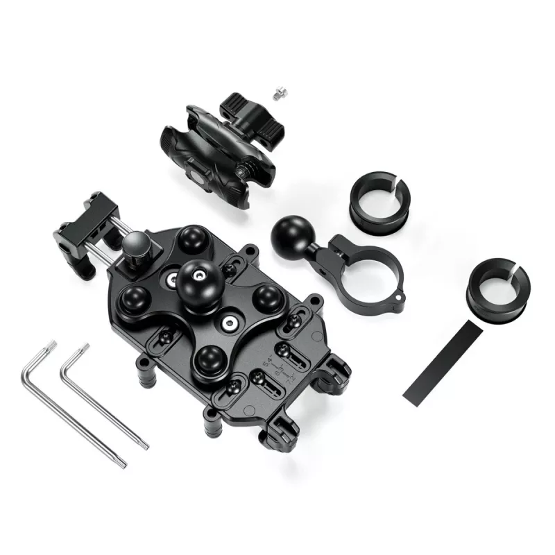 Pasívny držiak UleFone Armor Mount Pro pre mobilné telefóny — držiak, na bicykel a kolobežku, čierny