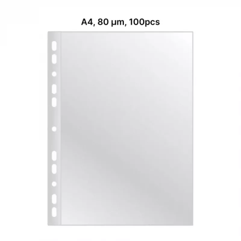 AD Class priehľadné obaly Cristal Clear A4 80 mikrónov, 100 kusov